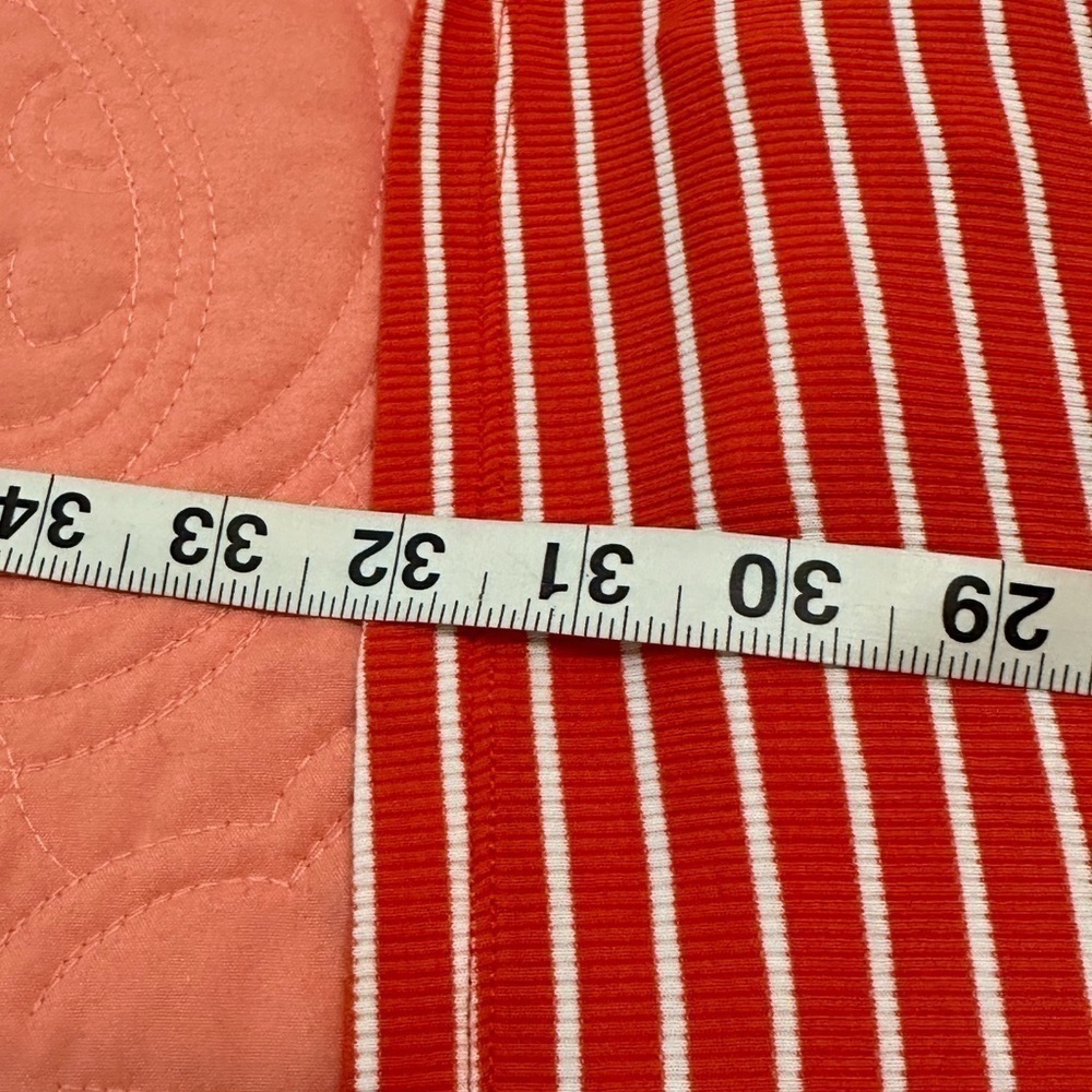Women’s Old Navy Orange striped off the shoulder dress Size M - Picture 7 of 7